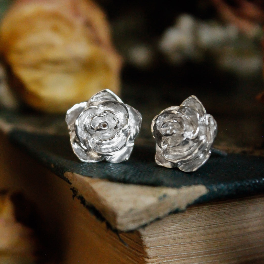 Aros Rosa mediana Plata