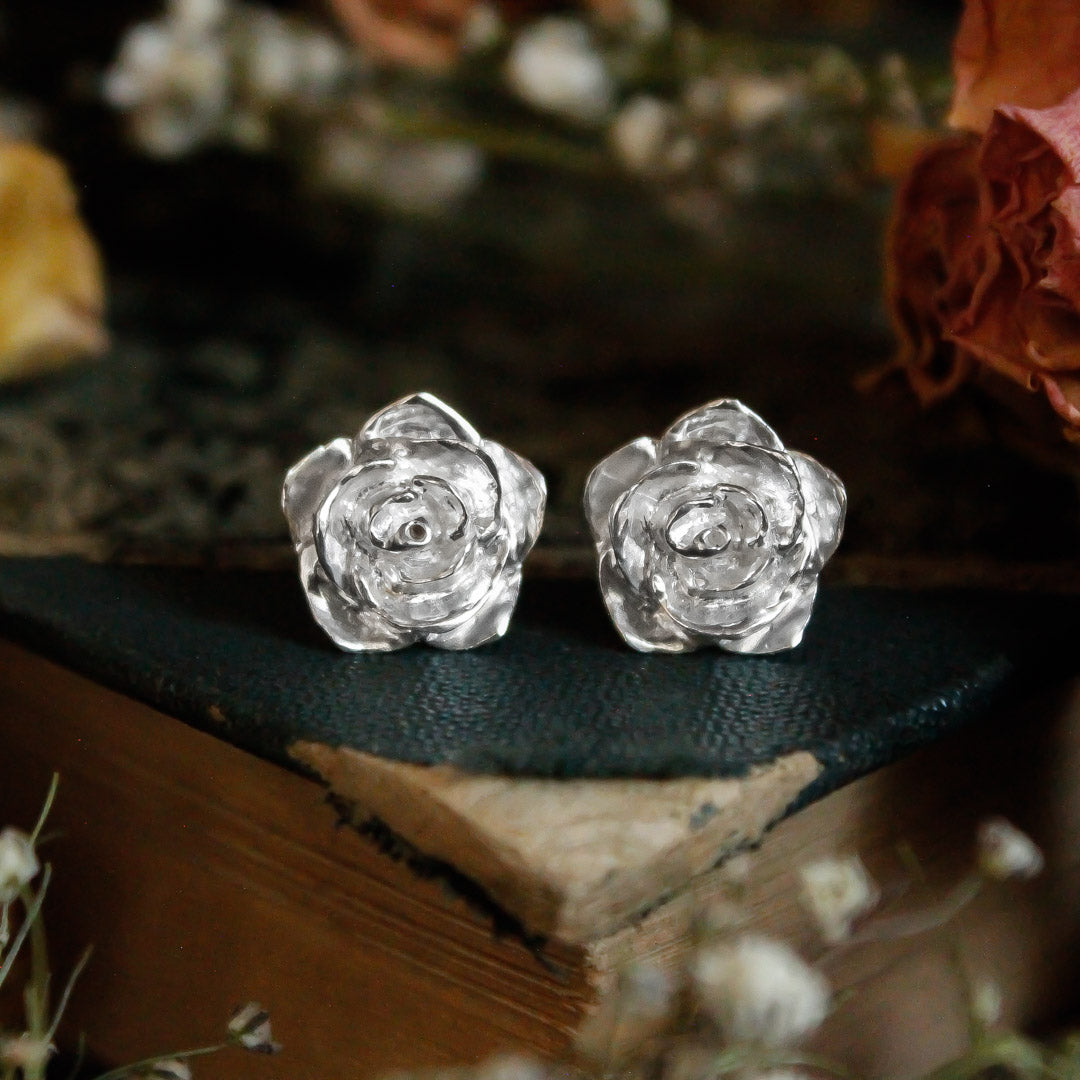 Aros Rosa mediana Plata