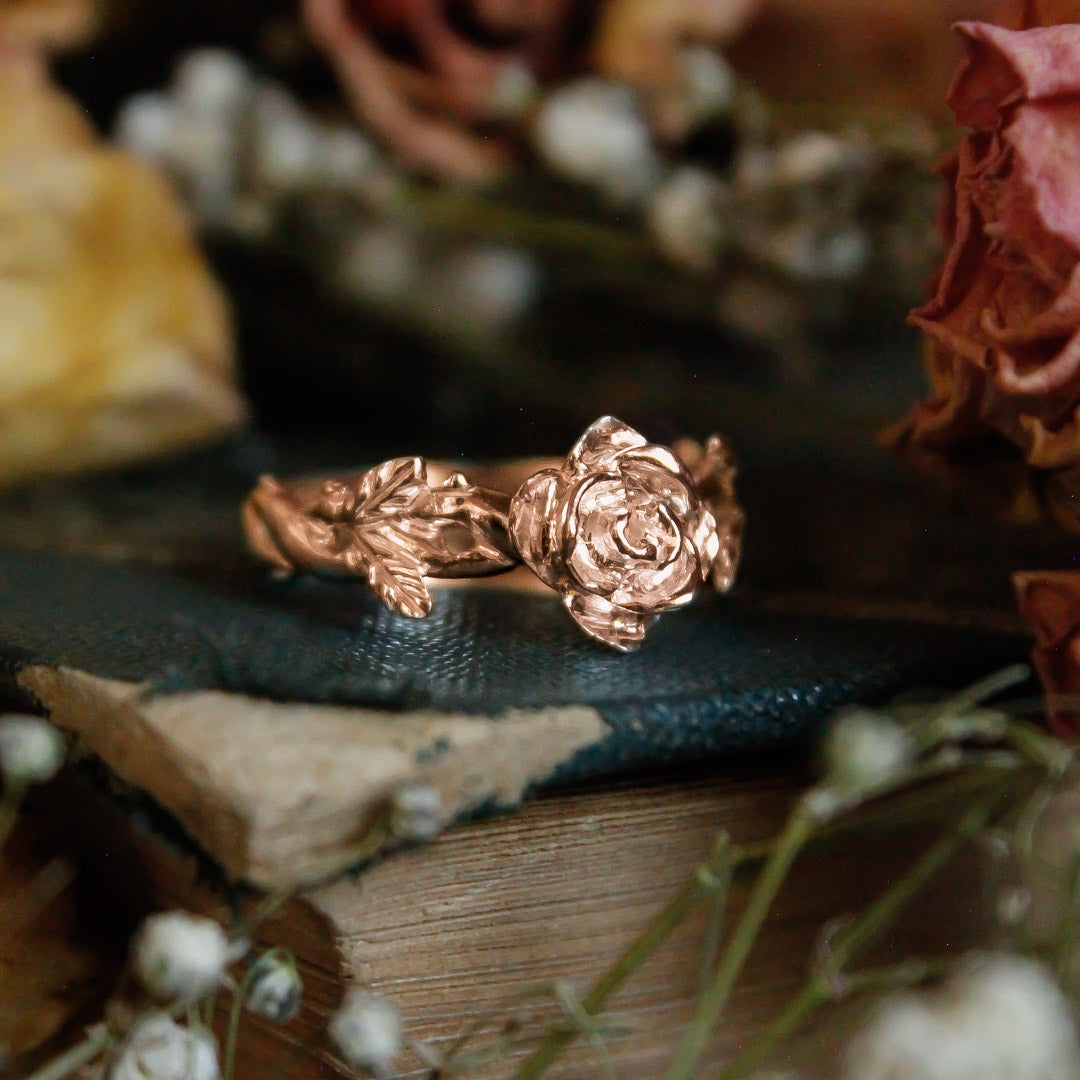 Anillo Rosa pequeña Rose Gold