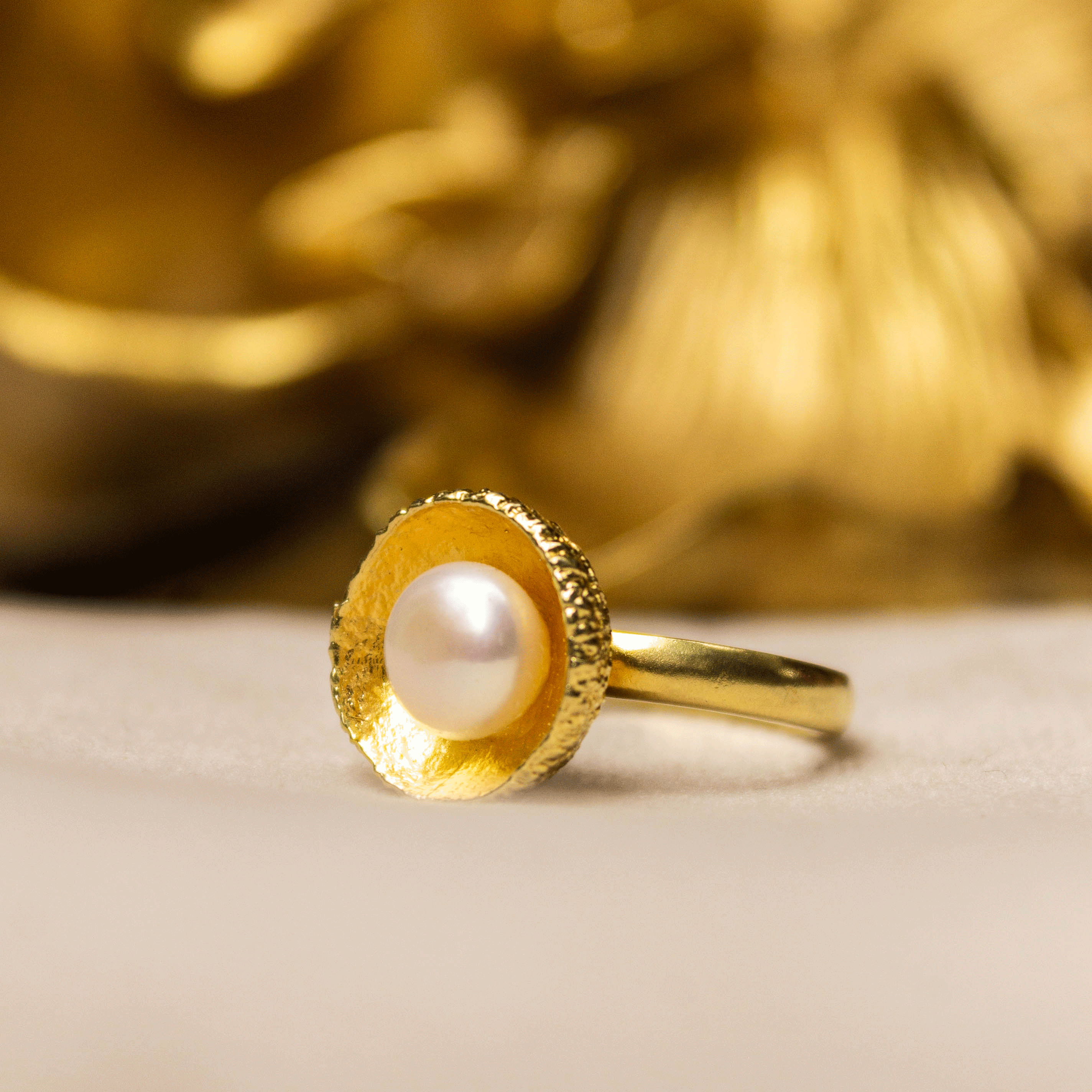 Anillo Bellota Dorado